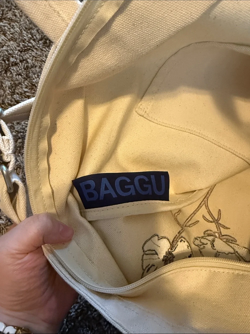 Baggu zip top horizontal duck bag - Picture 6 of 6